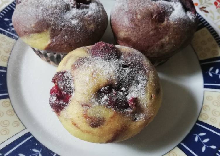 Vaníliás - kakaós muffin