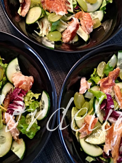 Foto resep Radicchio & grape salad