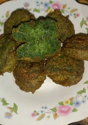 Foto resep Perkedel bayam