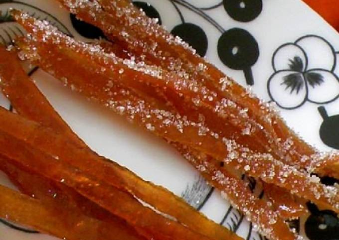 Easy Homemade Candied Orange Peels