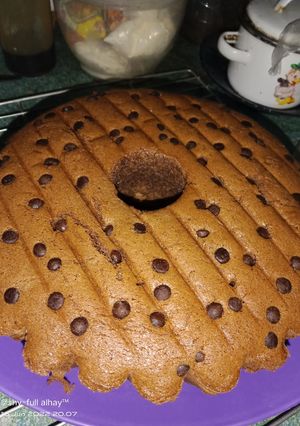 Foto resep Bolu pisang coklat simple