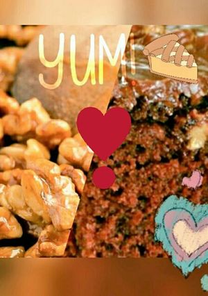 A picture of Walnut chocolate cake.