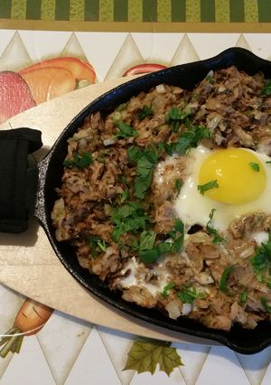 A picture of Sizzling Tuna Sisig.