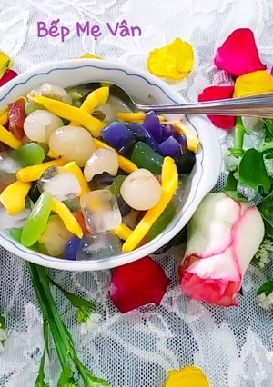Hình của món Chè hạt đác mít nhãn.