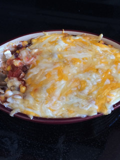 A picture of Black Bean and Corn Salsa Dip.