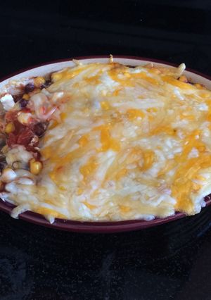 A picture of Black Bean and Corn Salsa Dip.