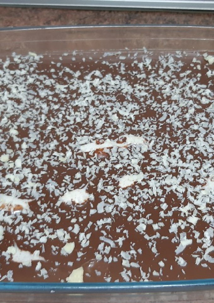 Una foto de Pastel de chocolate sin horno rápido