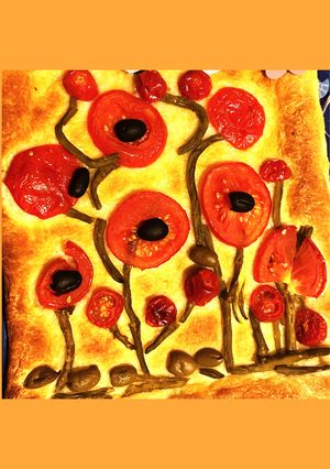 Foto di Focaccia toscana alla Van Gogh
