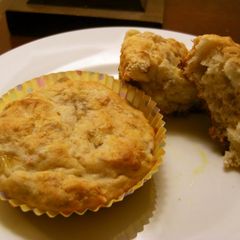 A picture of Easy with Pancake Mix Honey Banana Muffins in 30 Minutes.