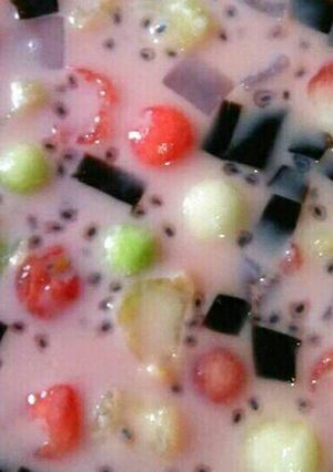Foto resep Es buah simple