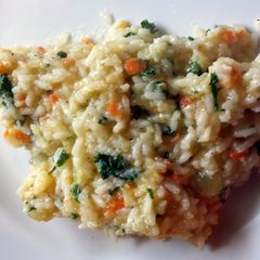 A picture of rice pilaf my way.