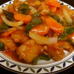 Sweet and Sour Chicken (Non-Fried) A picture of Sweet and Sour Chicken (Non-Fried).