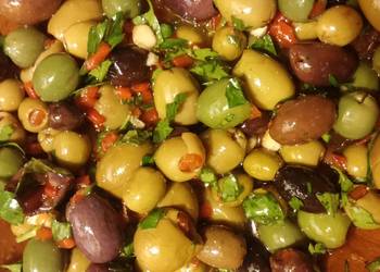 How To Prepare Recipe Marinaded Olives Very Delicious