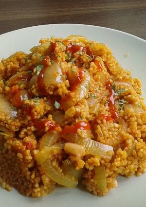 A picture of Turkish Couscous.