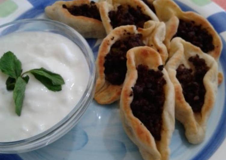 Steps to Prepare Super Quick Homemade Twist on Lebanese Sfiha (Meat Pies)