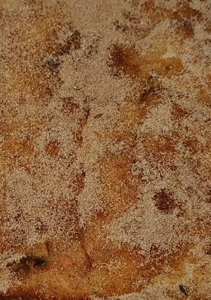 A picture of Quick Coffee Cake with Raw Fruit Adapted by Rebecca Sackheim.
