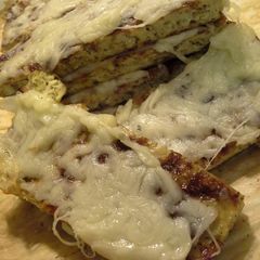 A picture of Cheesy Cauliflower Breadsticks.