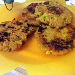 Simple Quinoa Burgers A picture of Simple Quinoa Burgers.
