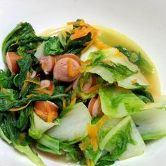 Sausage And Bak Choy A picture of Sausage And Bak Choy.