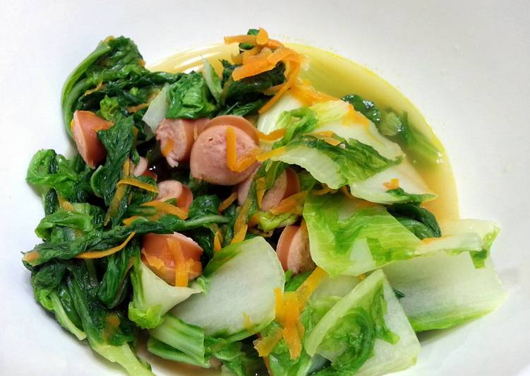 Steps to Prepare Award-winning Sausage And Bak Choy