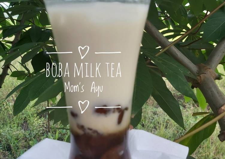 Bagaimana Menyiapkan 75.Boba Milk Tea yang Lezat Sekali