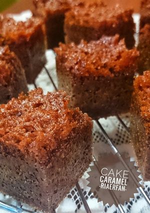 Foto resep CAKE Caramel loyang sekat