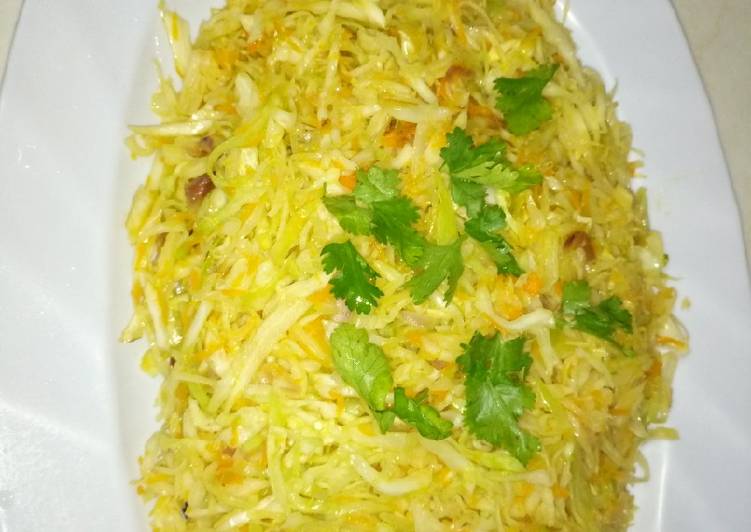 Steps to Prepare Speedy Steamed cabbage