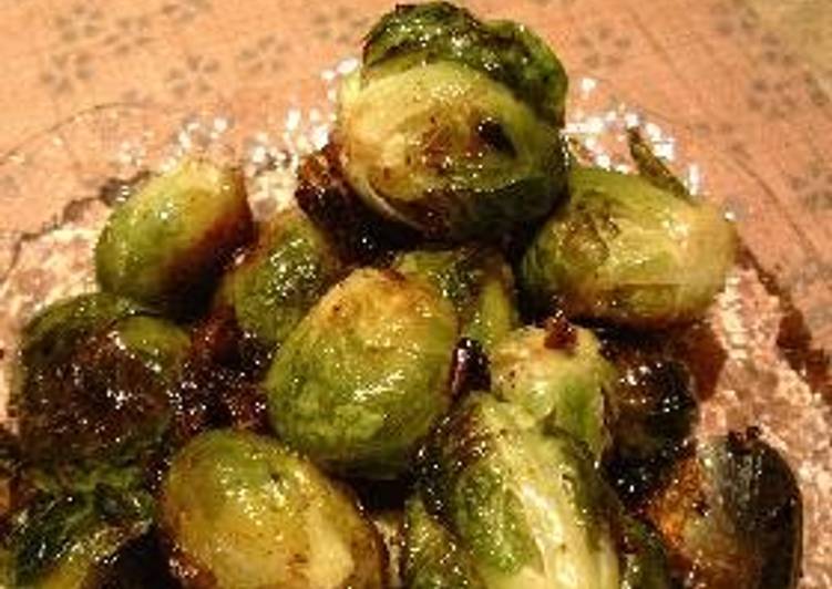 Recipe of Favorite Garlic Grilled Brussels Sprouts