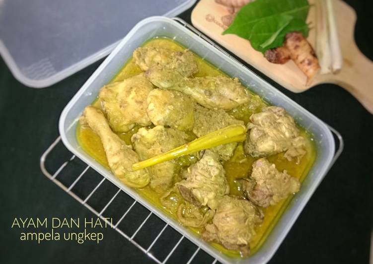Proses mengolah Ayam dan hati ampela ungkep, Lezat