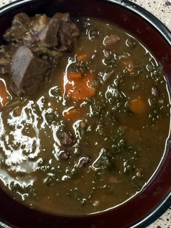 A picture of Pork neck bone soup..