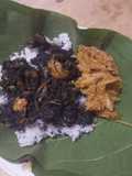 Nasi Cumi Hitam Becek Tewel Godong Jati Khas Tuban