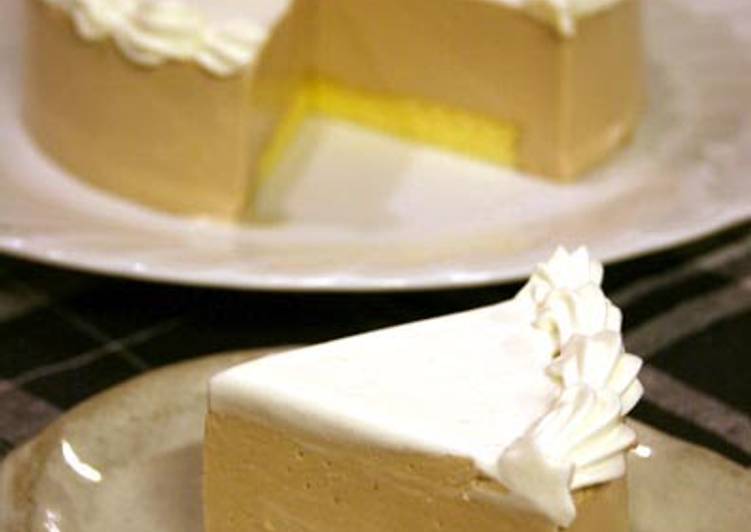 Simple Way to Prepare Award-winning Easy Milk Coffee Bavarian Cream Cake!