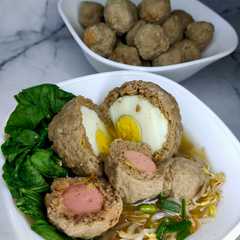 รูปของ Bakso Tanpa Tepung. Lowcarb/Debm/Keto