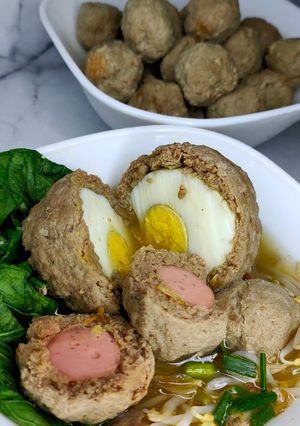 Foto resep Bakso Tanpa Tepung. Lowcarb/Debm/Keto