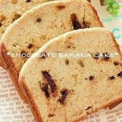 A picture of Banana Chocolate Cake in a Bread Machine.