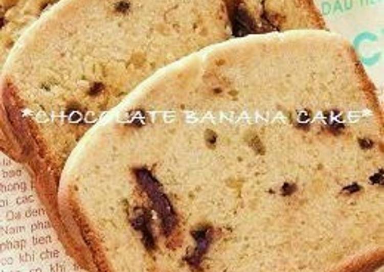 Recipe of Appetizing Banana Chocolate Cake in a Bread Machine