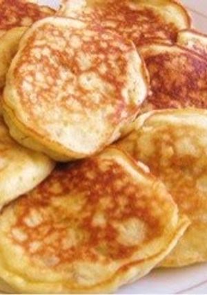 A picture of Pancakes Made with Nothing But Bananas and Eggs.