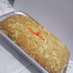 Coconut cake loaf A picture of Coconut cake loaf.