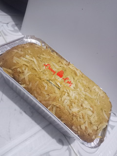A picture of Coconut cake loaf.