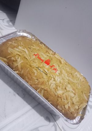 A picture of Coconut cake loaf.