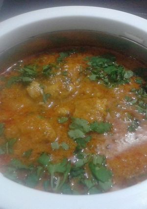 A picture of Surmayi Fish Curry.