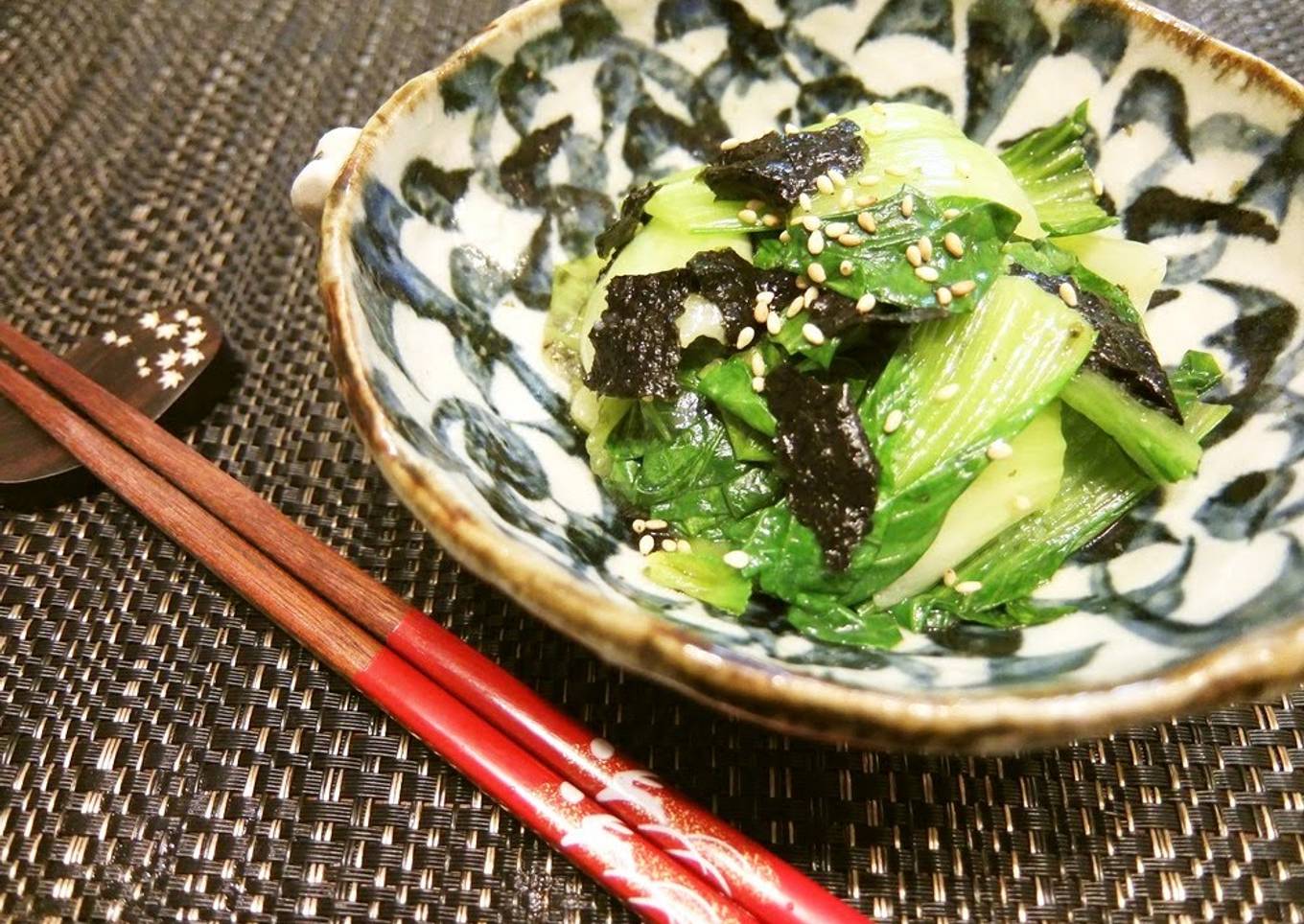 Bok Choy and Nori Seaweed Namul