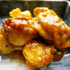 A picture of Simple Scallop Sauté in Soy Sauce & Butter.