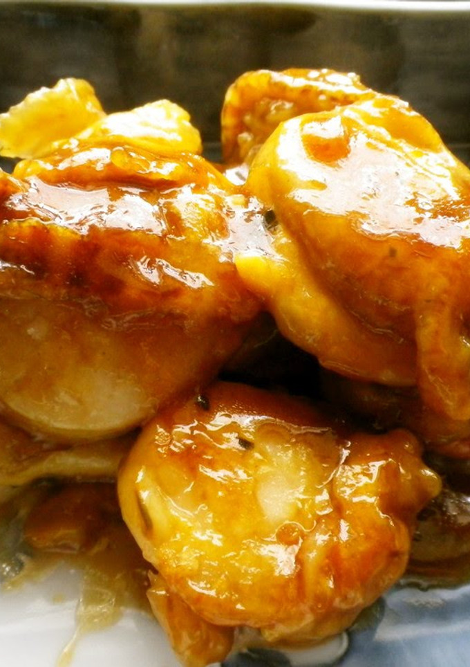 A picture of Simple Scallop Sauté in Soy Sauce & Butter.