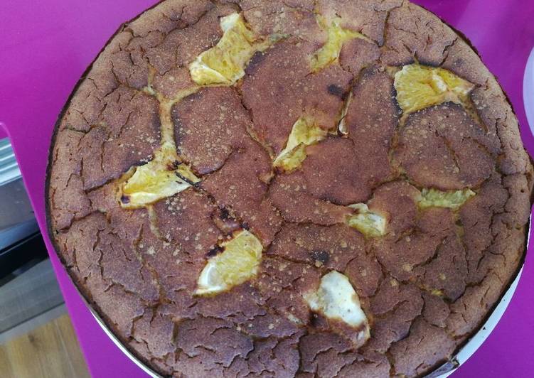 Bizcocho de avena naranja
