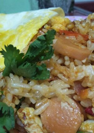 Foto resep Nasi goreng sosis