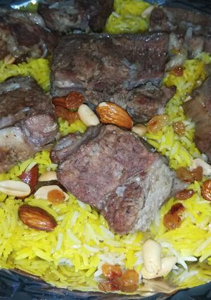 صورة لوصفة الكبسة السعودي