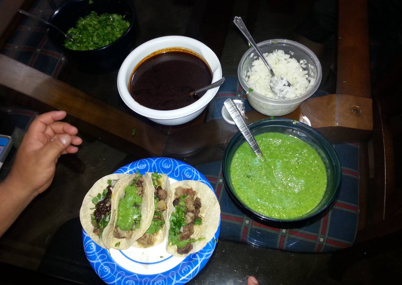 tacos de cabesa (cow head tacos)