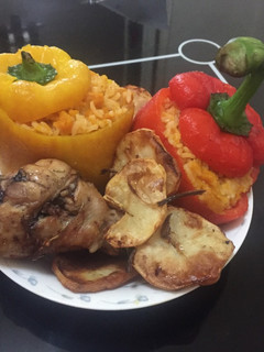 Una foto de Ajíes rellenos