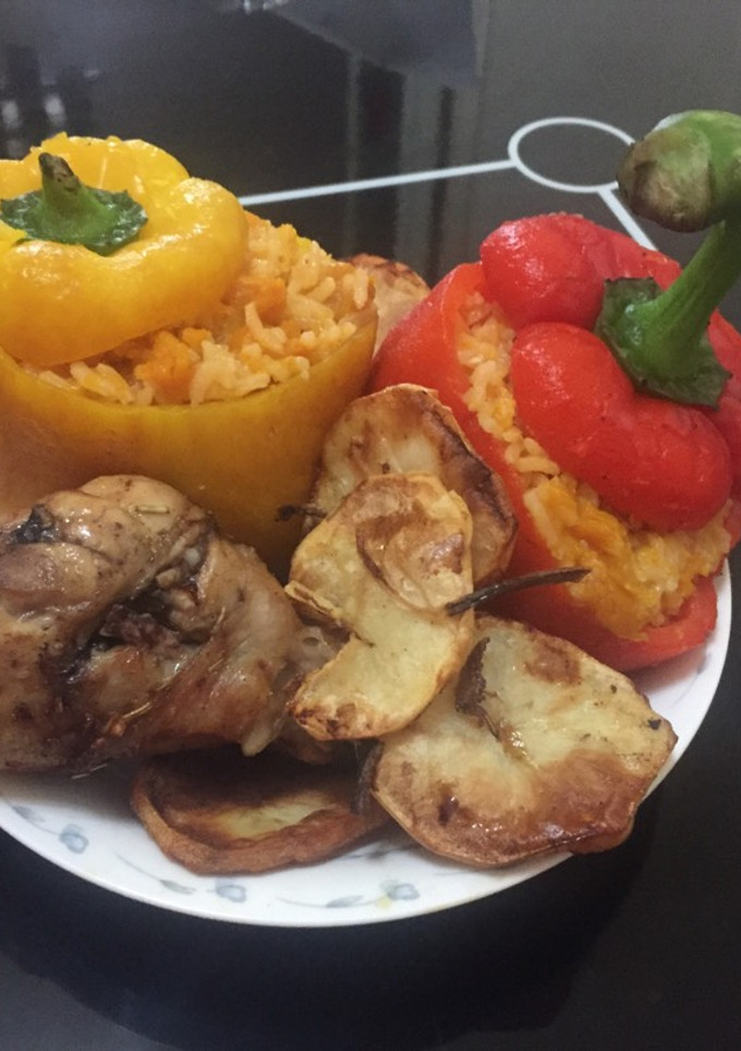 Una foto de Ajíes rellenos